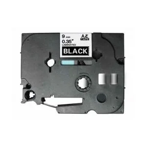 Cinta compatible Brother TZE-325 Blanco / TZ-325 blanco / negro