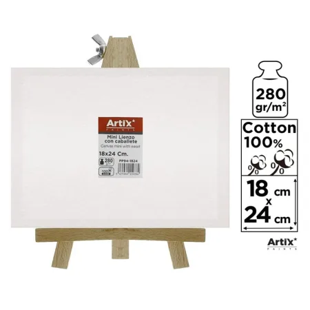 Lienzo Mini con Caballete 18x24cm 280g/m2