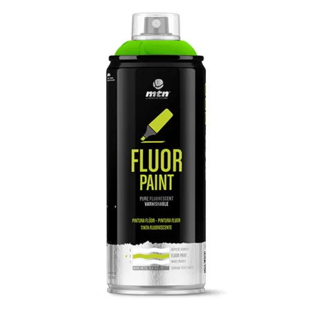 Spray MTN Pintura Flúor Verde