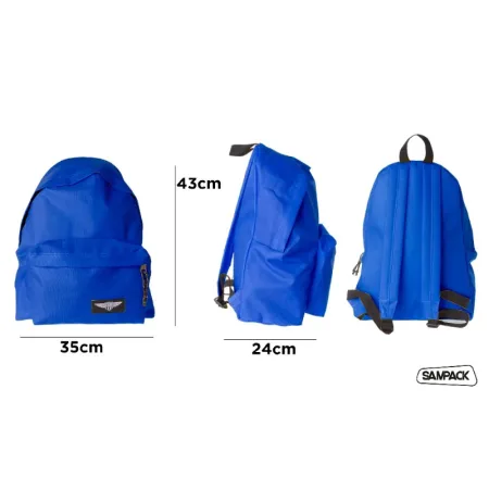 Mochila Eco Grande Azul