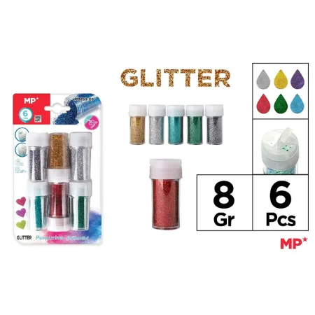 Set de Purpurina con 6 Colores PM253-01