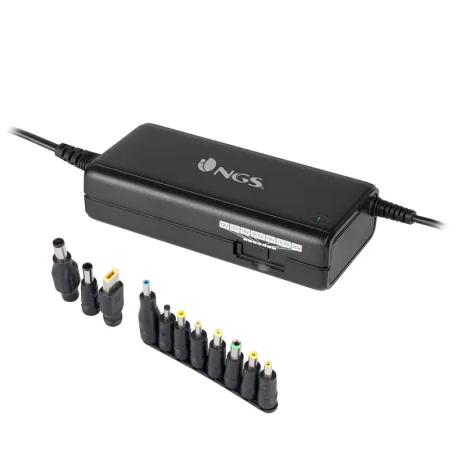 Cargador de Portatil Universal 90W con 11 Adaptadores Voltaje 12-20V Indicador LED - NGS Ban