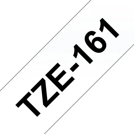 Cinta compatible Brother TZE-161 / Transparente TZ-161 negro / transparente