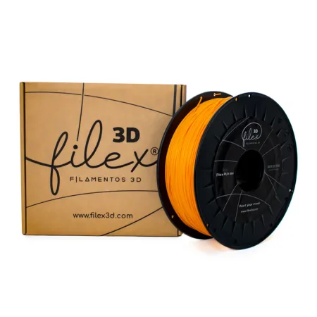 Filamento Filex3d PLA 850 1KG 1.75 Naranja