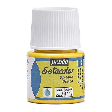 Pintura Pébéo Setacolor Opaco Botón de Oro 45 ml
