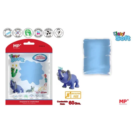 Pasta para Modelar Azul Flexi Soft 60g