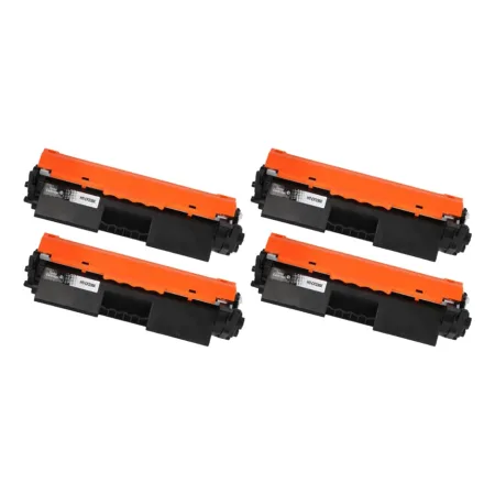 Pack 4 tóner compatibles HP CF230X Chip negro