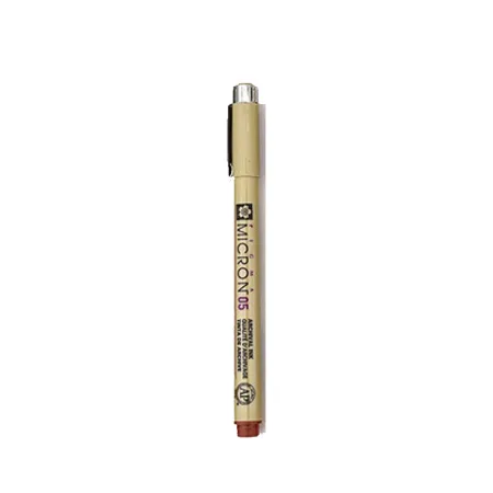 Rotulador Sakura Pigma Micron Marrón 0,45mm
