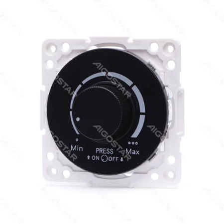 Marco para regulador LED Negro