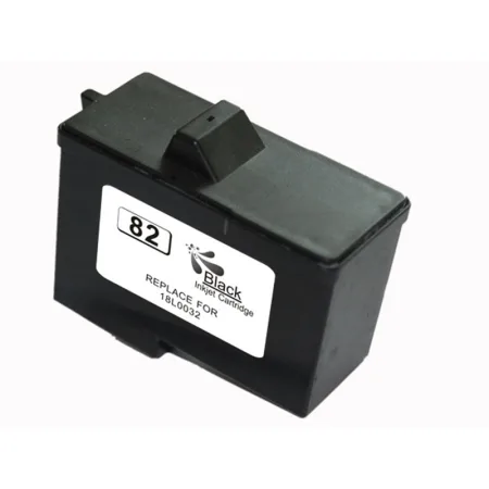 Cartucho de tinta compatible Lexmark 82 negro · 018L0032E