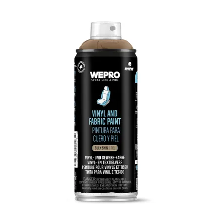 Spray de Pintura Vinilo para Cuero y Piel Color Marrón MTN WEPRO
